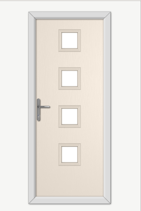 Hamilton Cream Composite Door - Build Your Own Door