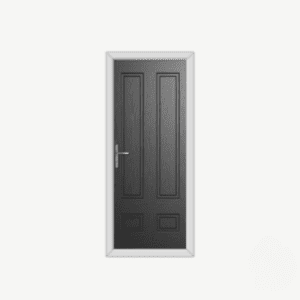 Aston Solid Black Composite Door