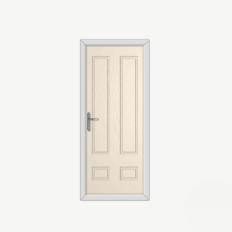 Aston Solid Cream Composite Door