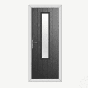 Abercorn Black Composite Door