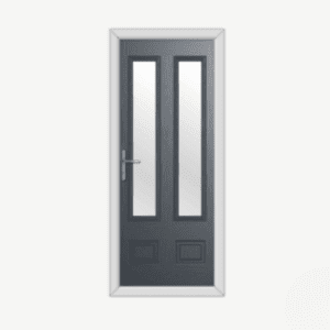 Aston Glazed 2 Anthracite Grey Composite Door