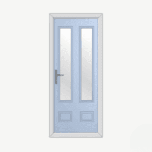 Aston Glazed 2 Duck Egg Blue Composite Door