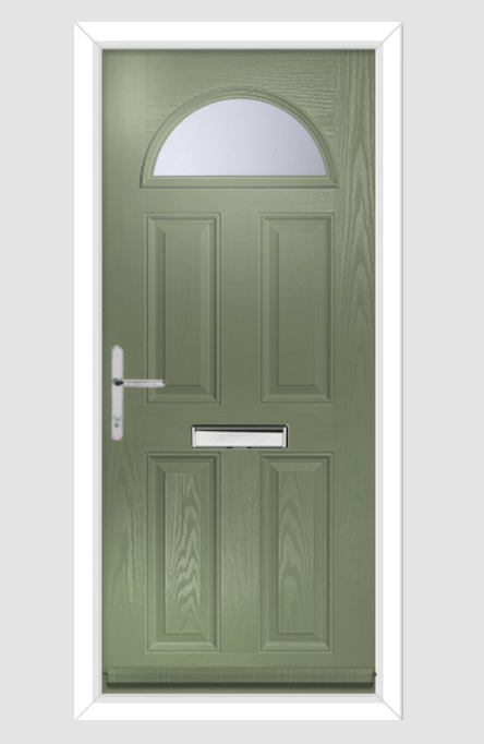 Winslow 1 Sage Green Composite Door - Build Your Own Door